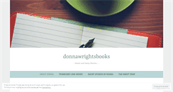 Desktop Screenshot of donnawrightsbooks.com