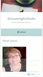 Mobile Screenshot of donnawrightsbooks.com